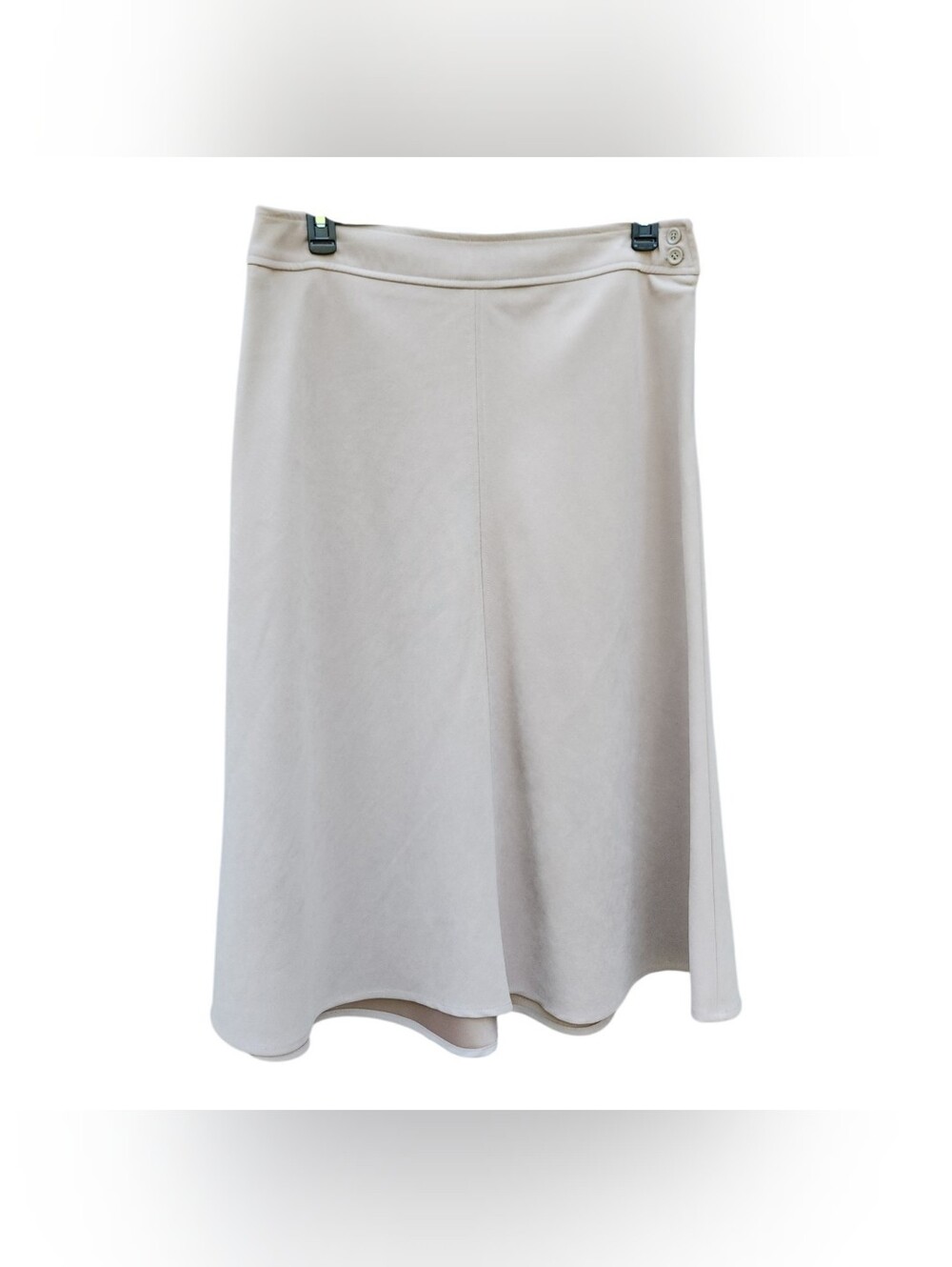 Christopher & Banks beige Midi skirt size 12 Preppy fall Basics office workwear